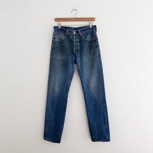 Levi's 501 Original Fit Jeans 32x38 Straight Leg 100% Cotton Denim